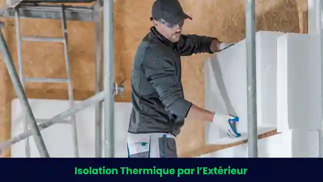 Travaux d'isolation thermique des murs par l'extérieur