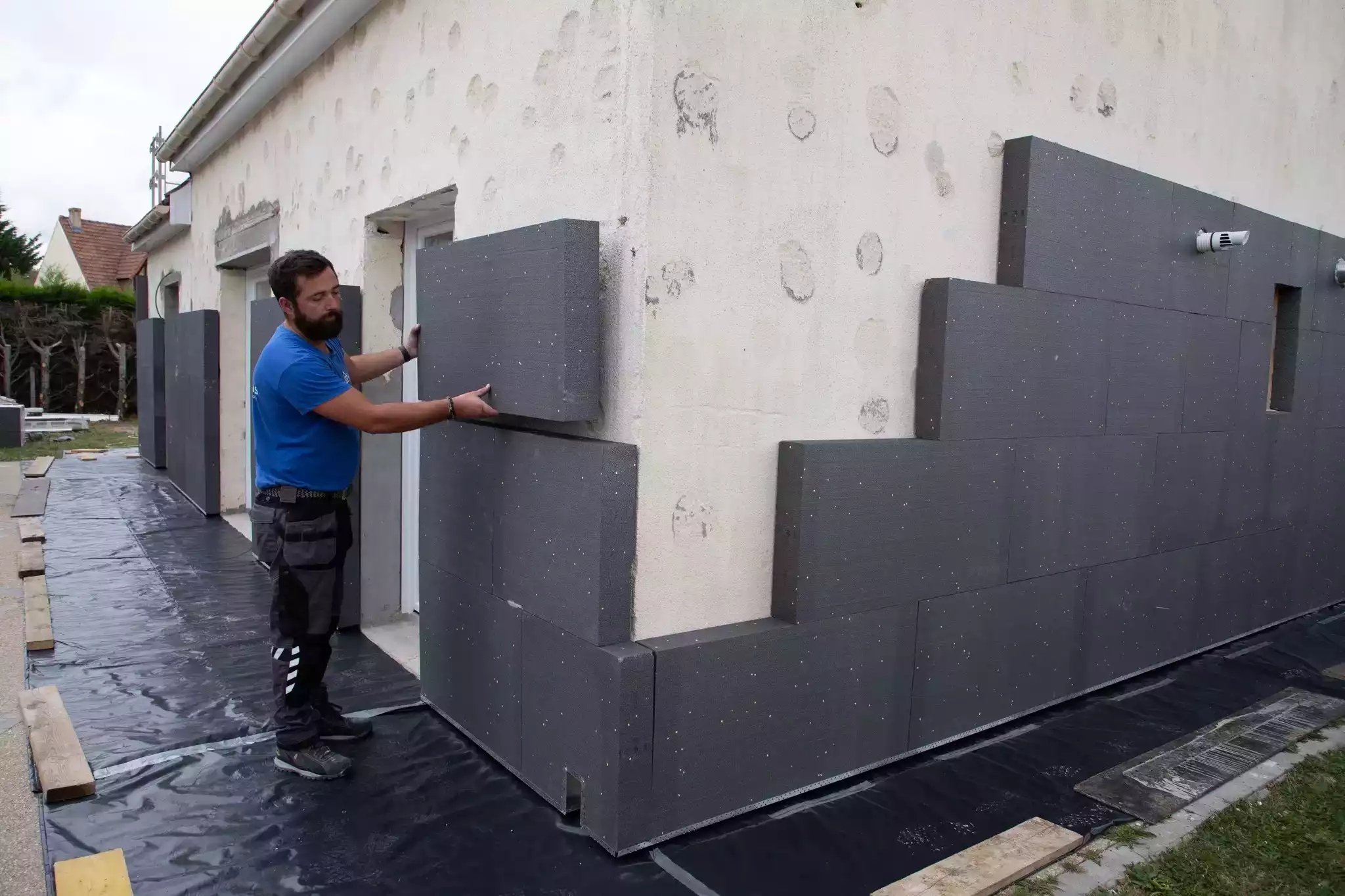 Isolation de maison par l'extérieur à Reims